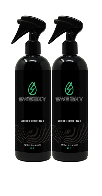 Sweaxy Odor Eliminator Set laundry, detergent, safe, workout clothes, odor remover, odor eliminator, exercise gear, sweat removal, clean,