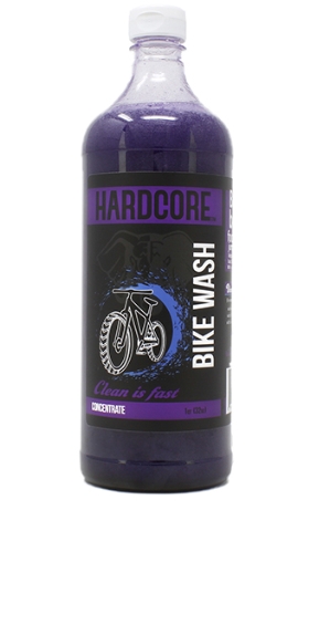 Hardcore Bike Wash, Uber-Concentrate (100x), 32oz bike, wash, hardcore, foam, shampoo, bicycle, cleaner, bucket, pail