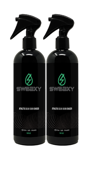 Sweaxy Odor Eliminator Set laundry, detergent, safe, workout clothes, odor remover, odor eliminator, exercise gear, sweat removal, clean,